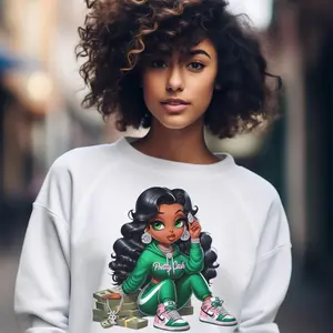 Pretty Cash graphic tees women cute  shirts oversized  sweatshirt Crewneck Cotton hoodies  women