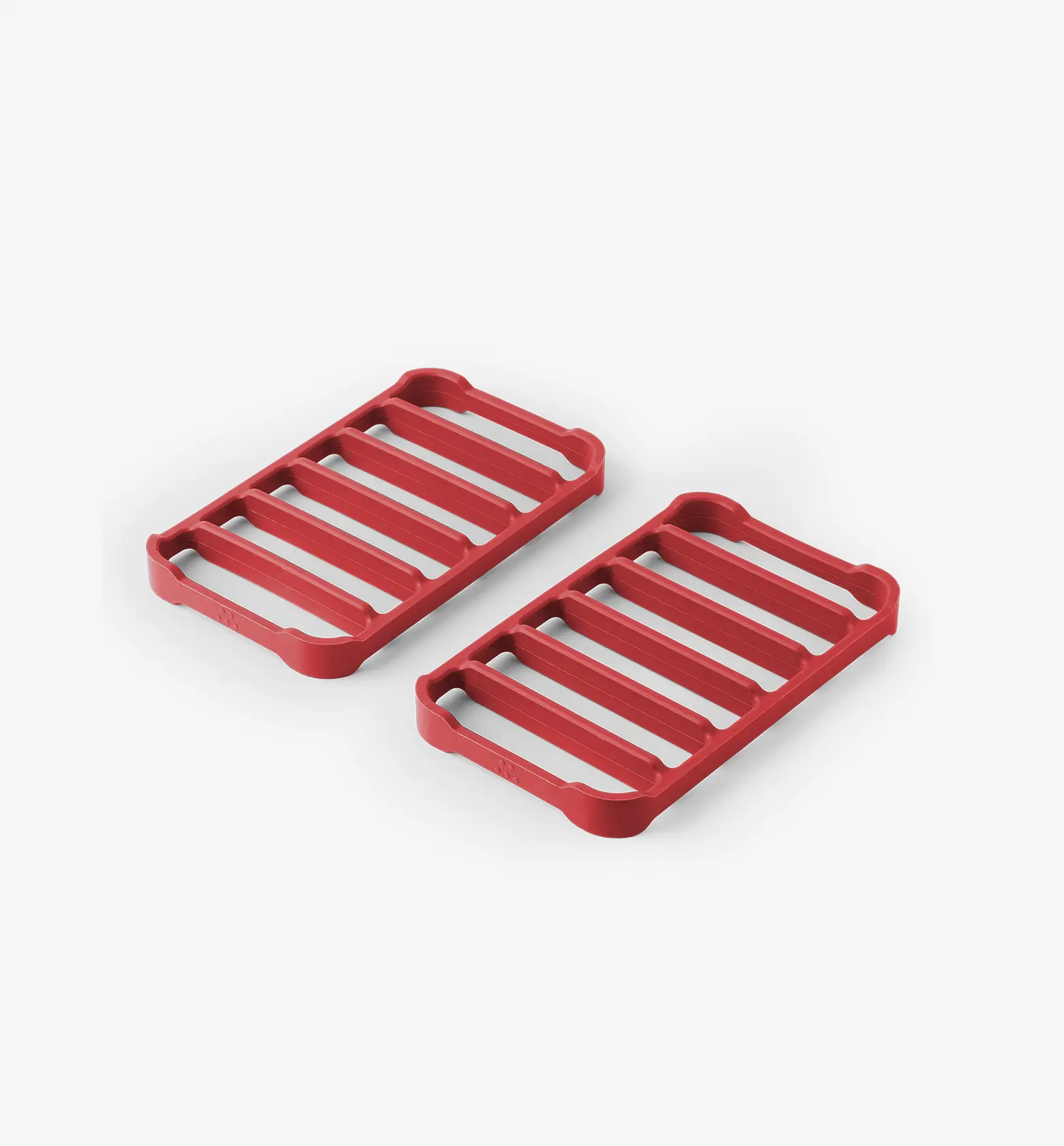 Silicone Roasting Racks - 2 Pack - Red