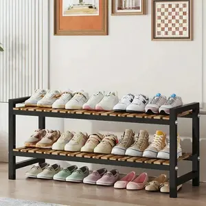 Ultra Long Space Shoe Rack Long And Narrow Shoe Racks, Wardrobe Shoe Racks, Small Shoe Racks, Suitable For Wardrobe Entrance Corners, Garages, And Bedroom Front Doors - Shoe Storage/Can Be Used As Flower Racks