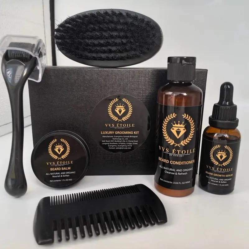 By Chrissy VVS Étoile Beard Oil Kit All Natural & Organic Nourish & Soften 1 FL OZ/30G Gentle Growth Care