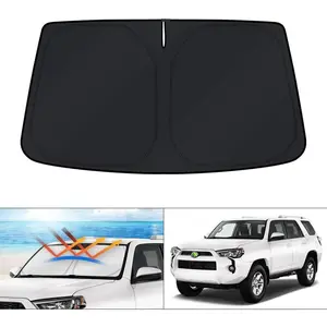 Custom Fit Windshield Sun Shade for Toyota 4Runner 2010-2023 2024 2025 Sunshade Foldable Sun Visor Protector Blocks UV Rays Keep Your Car Cooler