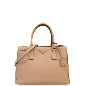 Pre-owned PRADA Leather tote bags Galleria Tote Saffiano Calfskin Light Pink (qy012626c7)