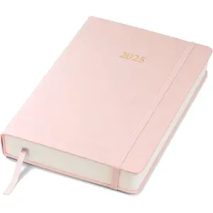 Executive 2025 Daily Journal Planner - Customization  (Rose, 8.5"x5.5")