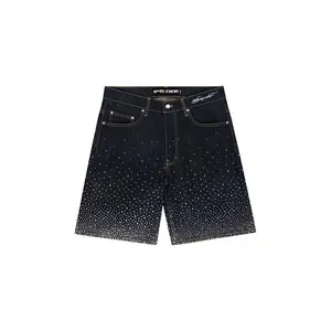 Sp5der Star Dust Denim Short Indigo (men) by StockX