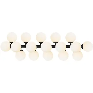 CWI Lighting Arya LED 8 inch Black Wall Light 1020W36-17-101
