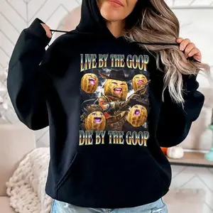 Burnt Peanut Goop Sweatshirt, Funny Weird Humor Burnt Peanut Hoodie, Live By The Goop Die By The Goop Shirt, Unisex Sweater Pullover Tee