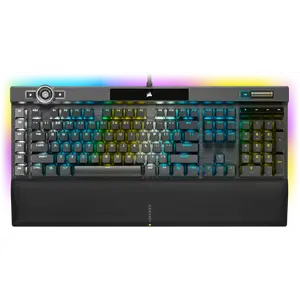 K100 RGB Optical-Mechanical Gaming Keyboard — CORSAIR OPX Switch — Black