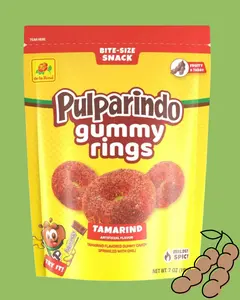 Pulparindo TAMARIND Gummy Rings 9 oz