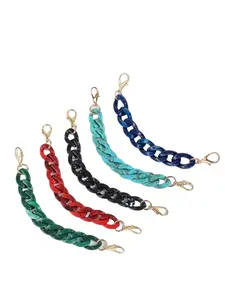 Resin Chain Bag Strap Extender with Hook, Shoulder Bag Replacement Accessory, Ideal for Beach and Vacation Use, Casual Style, All Seasons
