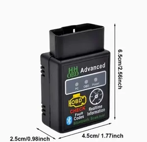 Wireless OBD2 Vehicle Scanner BLE OBDII Diagnostic Tool for Realtime Information and Fault Codes