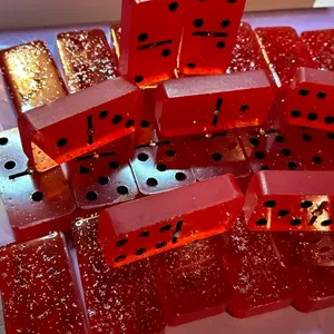 Rigorous Domino Set, Durable Table Game for Family Gatherings, Classic Strategy Play Set for All Ages