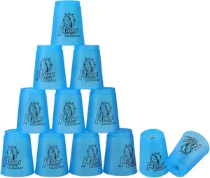 SEISSO Professional Speed Stacking Cups - 12 Pack Competition Practice Set for Boys & Girls | Pro Sport Stacking Training Gear with Carry Bag