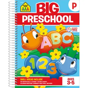Big Preschool Workbook (Spiral Bound)