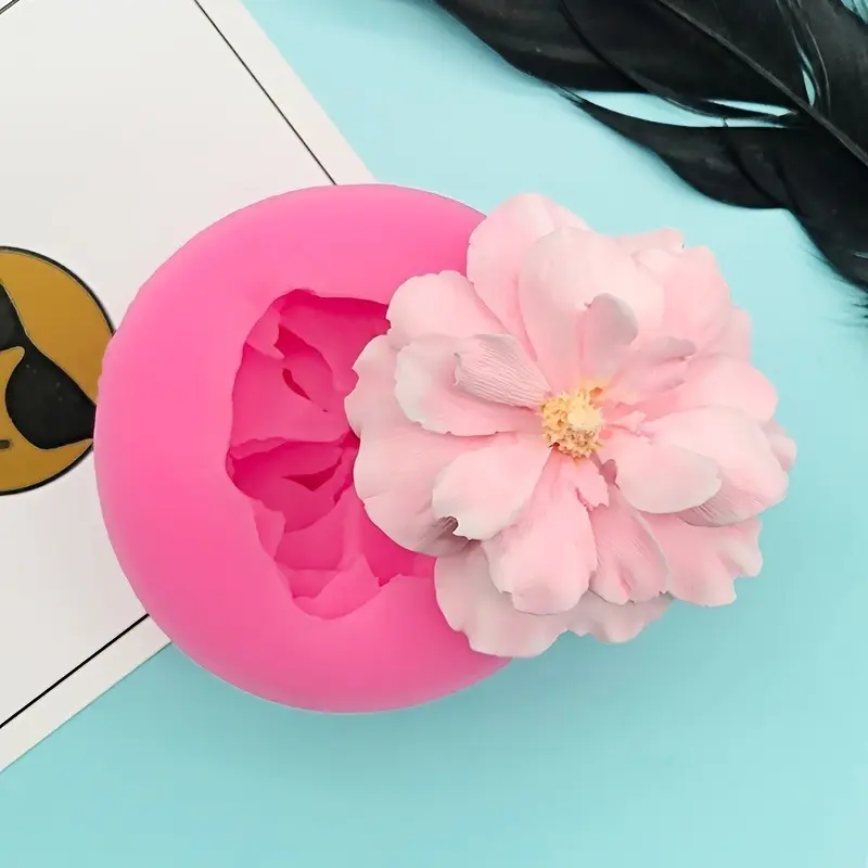 1pc, Flower Silicone Mold Butterfly Flower Fondant Cake Decoration Mold DIY Baking Chocolate Drop Glue Mold for Cafes/Restaurants