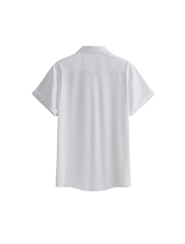 Men’s Short Sleeve Shirts – Multi-Pack for Summer, Loose Casual Style, Versatile Solid Color Turn-Down Collar Everyday Tops