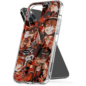 Phone Case Setoilet Cover Bound Hanako Accessories Kun Shockproof Collage Transparent Compatible with iPhone SE 7 8 X XR 11 12 13 14 15 16 Plus Mini Pro Max Samsung Galaxy Note S9 S10 S20 S21 Ultra Plus Protection Protective