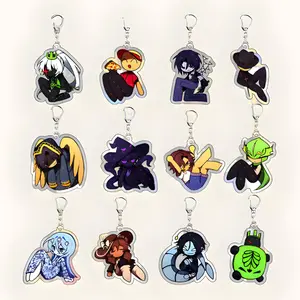 Forsaken Keychains - forsaken roblox, two time, chance, elliot, 007n7, guest 1337, dusekkar, taph, noob, builderman, shedletsky, coolkidd, Forsaken Game Character Keychain, forsaken roblox charrm for bags, keys, gifts