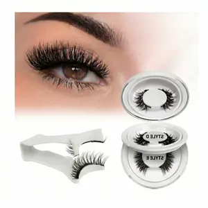 2 Pairs Magnetic Eyelashes – Reusable, No Glue Needed, Easy to Wear & Remove, Natural Look, Lightweight Synthetic Lashes with Applicator, Waterproof & Long-Lasting, Perfect for Parties, Weddings, Dates & Daily Wear