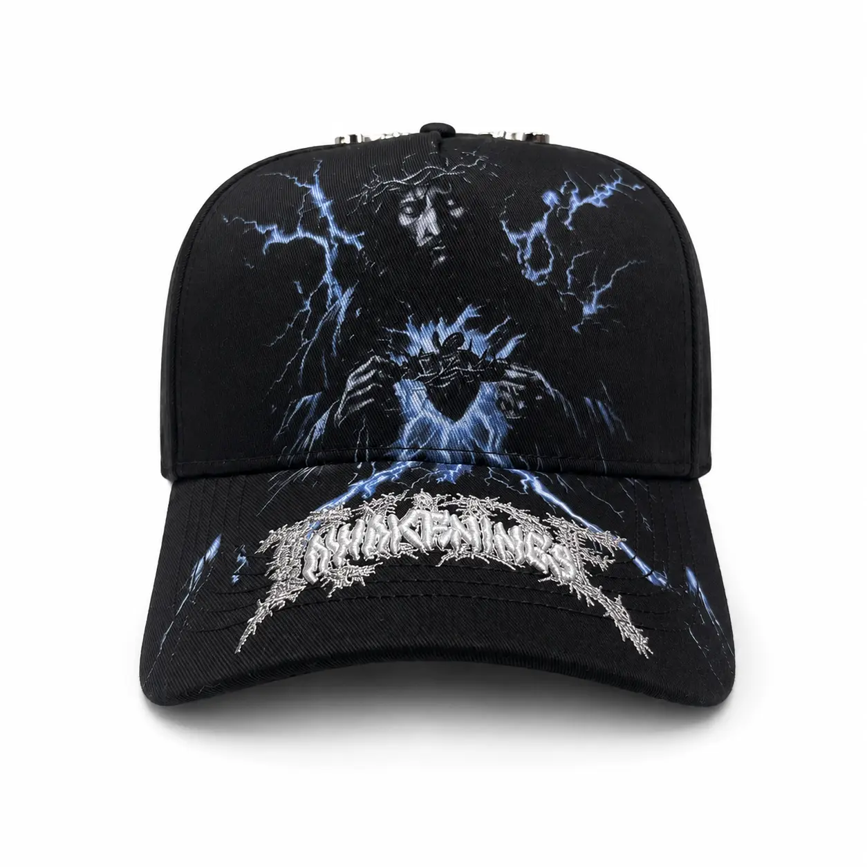Rude Awakenings "Heavens Wrath" - Black Snapback - Premium Streetwear Baseball Cap for Men & Women, Adjustable