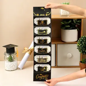 Elegant Graduation Gift Card Holder Set, Material, Fits Paper Money, Perfect Small Surprise for Graduates, Ideal Graduation Gift