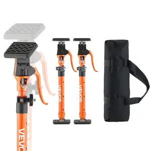 VEVOR Cabinet Jack Support Pole, 2-Pack, 18.9-29.5 Inch Steel Telescopic Quick Support Rod, Adjustable 3rd Hand System up to 220 lbs Capacity for Installing Cabinets, Lifting Drywall, Cargo Bars