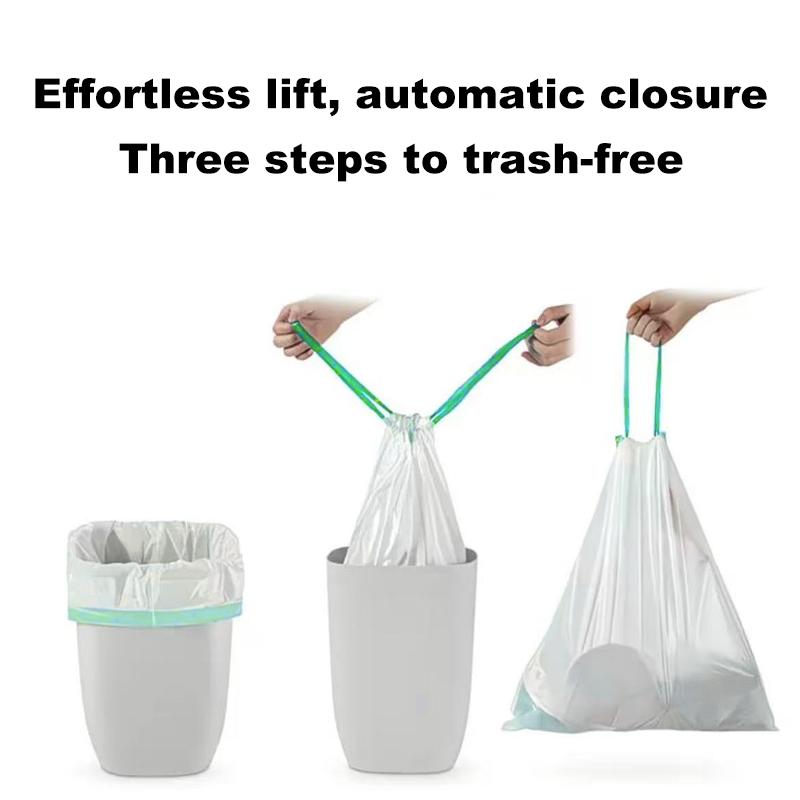 Ultra Strong 13 Gallon Trash Bags, Tall Kitchen Trash Bags 13 Gallon Size, Resist Leaks, Punctures, and Rips