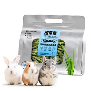 Rabbit grass strips Timothy grass lactic acid bacteria teeth snacks Rabbit food Chinchilos Guinea pig grass strips bunny guinea pig chinchilla probiotic hay treats probiotic hay snacks for tiny pets bunny guinea pig chinchilla digestive snacks