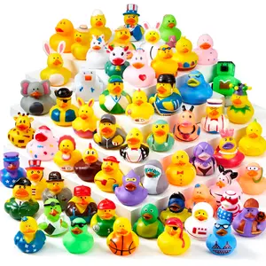 Rubber Ducks in Bulk,Assortment Duckies for Ducking Floater Duck Bath Toys Party Favors Rubber Ducks in Bulk,Assortment Duckies for Ducking Floater Duck Bath Toys Party Favors