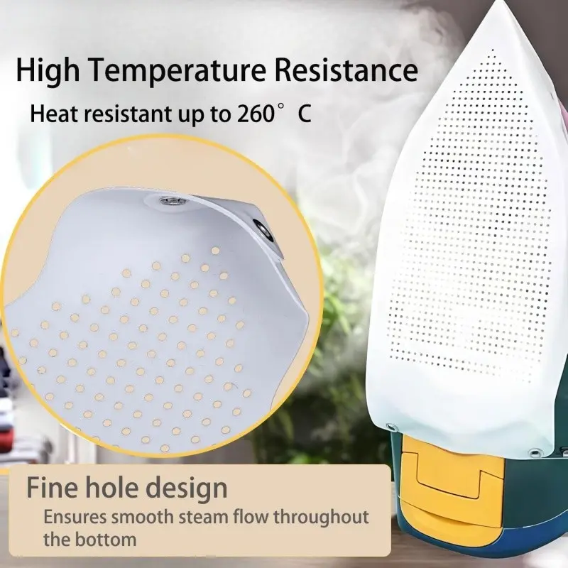 Universal Iron Cover Protector, Heat Resistant Silicone Sole, Prevents Burns on Silk and Satin, Essential for Delicate Fabrics