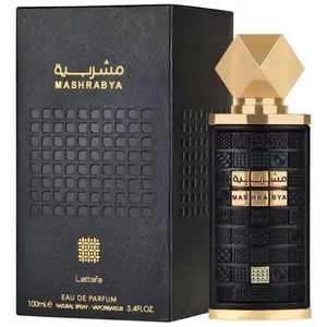 Lattafa Mashrabya Eau de Parfum Spray for Unisex 3.4oz / 100ml by Lattafa Perfumes Fragrance Intense Fragrance Long Lasting