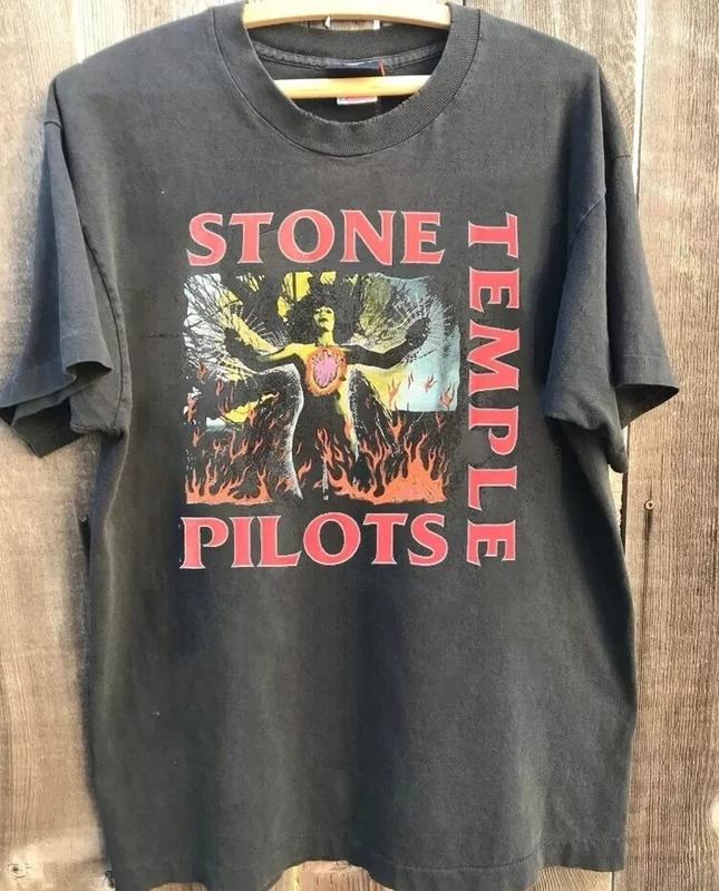 Stone Temple Pilots Band, Stone Temple Pilots Charcoal Unisex T-shirt All Sizes