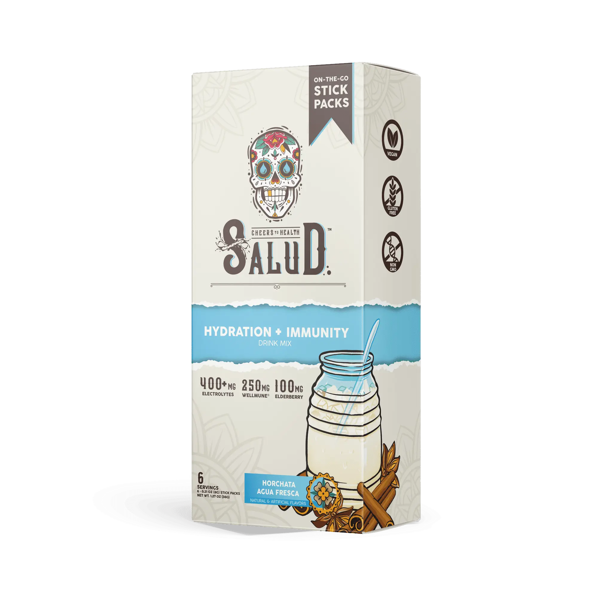 Taste Salud, Hydration + Immunity Drink Mix, Horchata, 1.27 oz