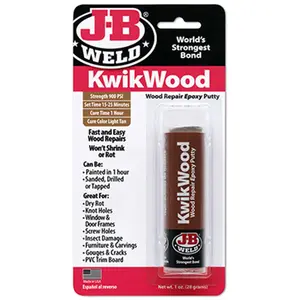 JB Weld 8257 Kwik Wood Hand Mixable Epoxy Putty