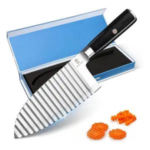 Dragon Creek Wavy Chopper Potatoes Crinkle Fry Cutter for Vegetable Fruits Dragon Creek Wavy Chopper Potatoes Crinkle Fry Cutter for Vegetable Fruits