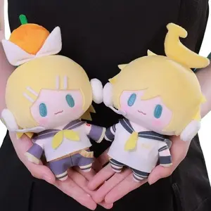 Hatsune Miku Plush Doll Toys Kagamine Len Rin Backpack Keychain Cute Stuffed Dolls Collection Model Ornament Toy Girls Gift