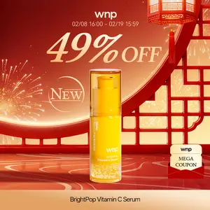 [WNP Official] WNP BrightPop Vitamin C Serum | Brightening Serum for Sensitive Skin | Fades Dark Spots & Evens Tone | Micro-Encapsulated VC, Niacinamide, HA | Fragrance-Free & Non-Irritating