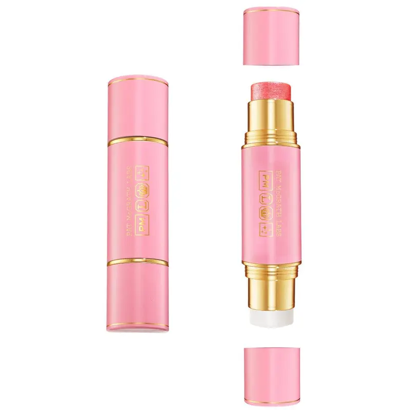 Skin Fetish: Highlighter + Balm Duo. A two-sided duo for a luxe glow.