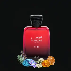 Hawas Fire Eau De Parfum | Long Lasting Fragrance Perfum | For Men,Indulge In A Luxurious Perfume Men That Captures Masculine Elegance And Strength(100ml, 3.4 oz)
