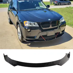 For BMW iX X1 X2 X3 X4 X5 X6 X7 Front Bumper Lip Spoiler Splitter Glossy Black For BMW iX X1 X2 X3 X4 X5 X6 X7 Front Bumper Lip Spoiler Splitter Glossy Black