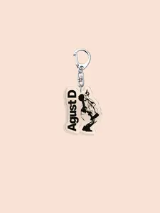 Cute Suga Acrylic Kpop Theme Keychain, Golden Album Agust Days, Swan Album 7, D-Day Bag Charm, Car Accessory, Backpack Fan Essential