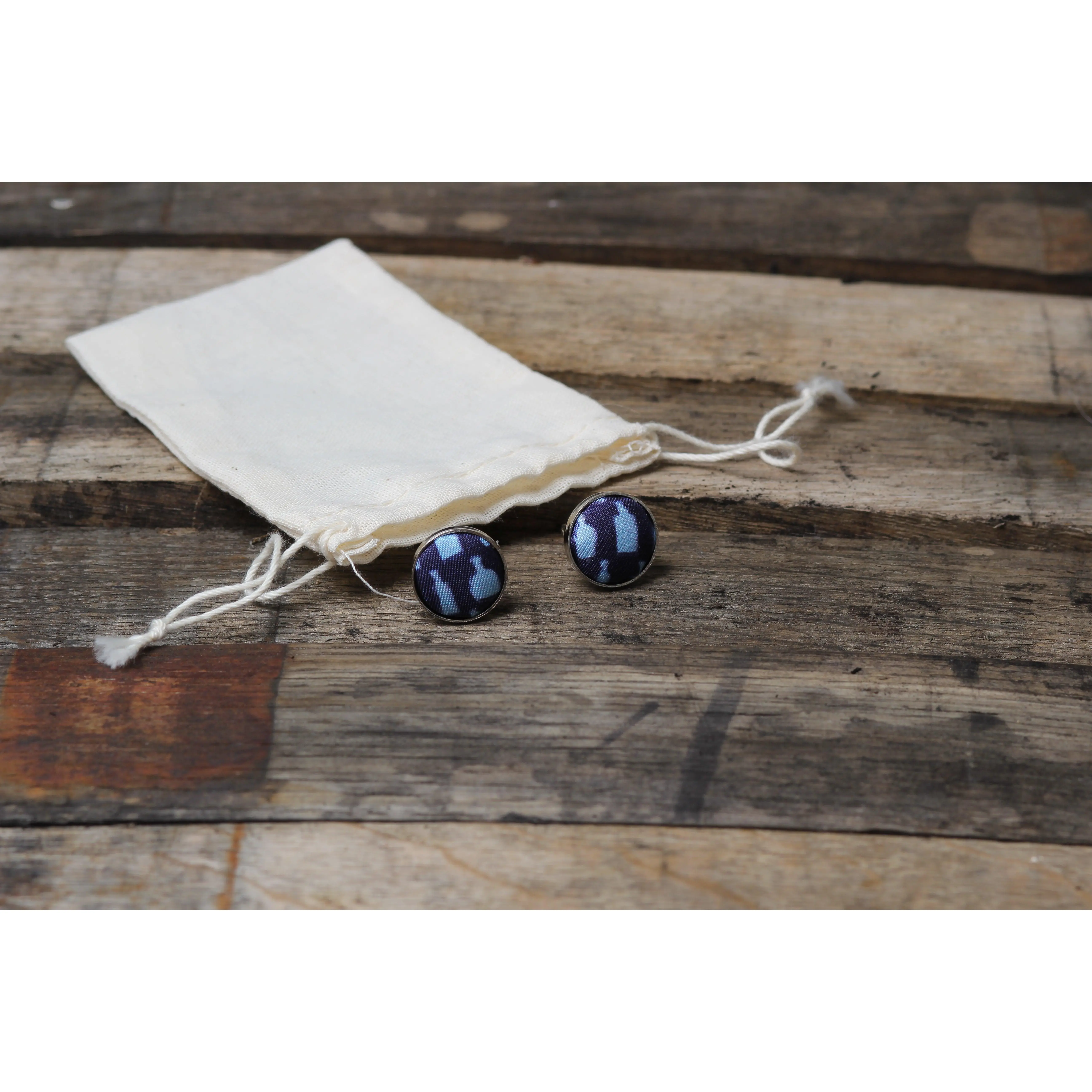 Bottled Up Navy Cufflinks