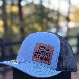 This is above my pay grade hat