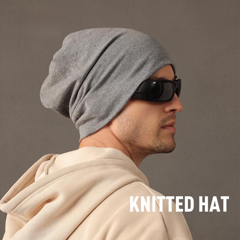 High elasticity universal head circumference，UnisexSpring and Autumn Outdoor Cycling Warm Headwrap Hat with Ear Protection,  Antistatic Couple Gift