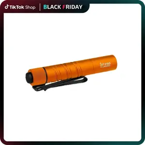 OLIGHT I3T 2 EOS Pocket EDC Flashlight, 200 Lumens Compact Bright Handheld Flashlights, Dual-Output Tail Switch Light with AAA Battery and Two-Way Pocket Clip for Camping and Hiking