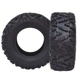 AT25x8-12-6PR TL UTV ATV Tire For All-Terrain Vehicles, Tubeless, 6-Ply Rating, Max Load 340 LBS, OD 5 In, SW 8 In