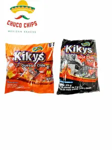 Chechitos Botaneros . Individual bags. Each bag comes with 24 individual bags. Choose from Chechos Cheddar flavor and Kikys Hot Chili.