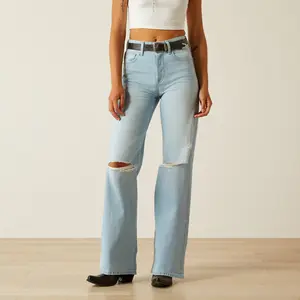 Ariat Ultra High-Rise Tomboy Wide Leg Jeans in Zuma