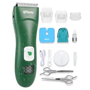 Baby Hair Clippers, Cordless Hair Clipper for Kids with LED Display, Baby Hair Cutting Kit with Skin-Safe Blade, Waterproof Hair Trimmer for Children/Toddler, Rechargeable& an Hour Quick Charger