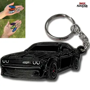 Keychain for DODGE Challenger , Dodge Auto Accessories Key Chain for RT SRT Models, Cool Toy Car Style Keychain Perfect for Men Gift