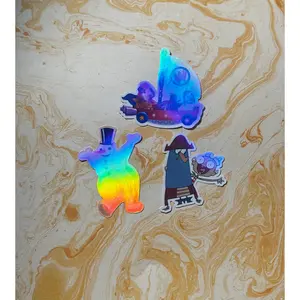 2000's Cartoons holographic Stickers